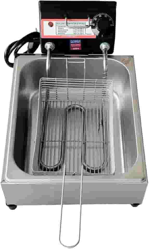 Fritadeira Elétrica Industrial Cuba 5l Econômica (110, Volts)