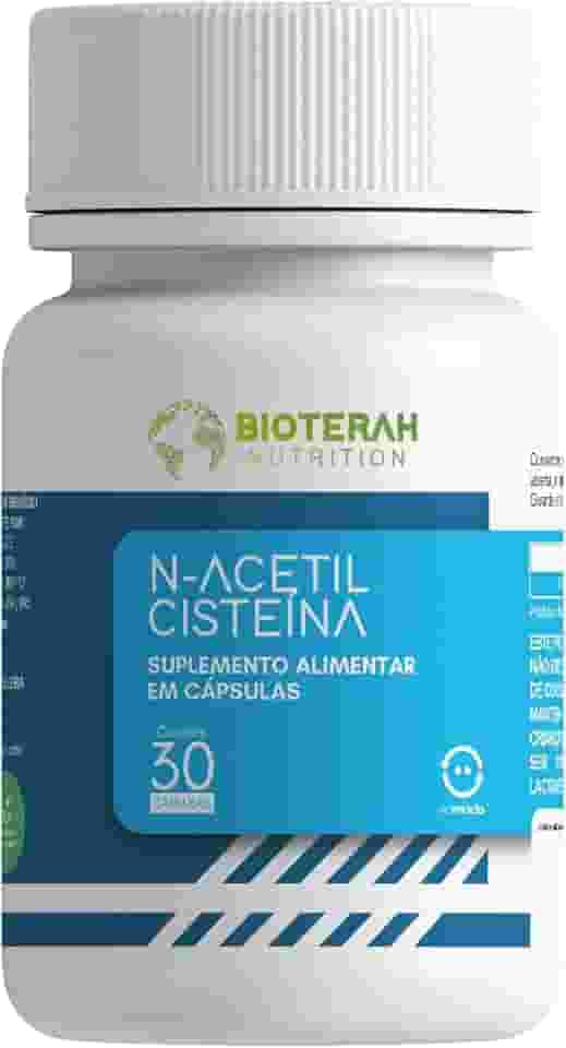 N-Acetil Cisteína 30 Cápsulas BIOTEAH Orginal Suplemento Alimentar Antioxidante Vitaminas