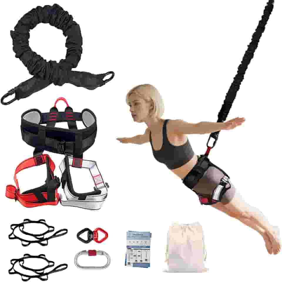 Conjunto de equipamentos de fitness Bungee cordão pesado cinto de resistência de dança elástica corda treino fitness academia equipamento de treinamento profissional