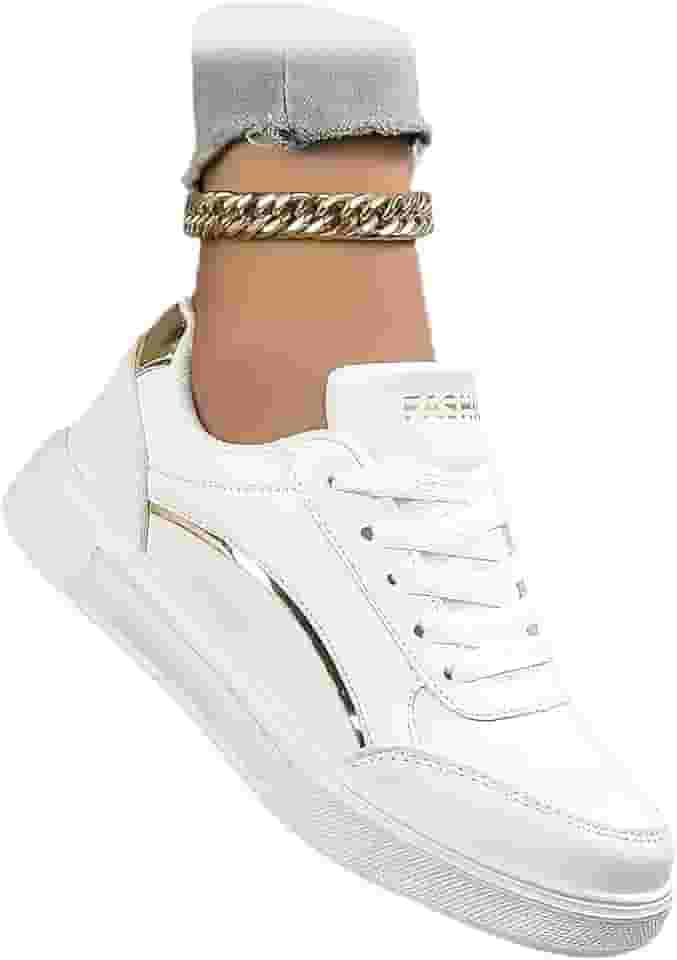 Tenis Feminino Casual Branco Retrô Clássico Original Force