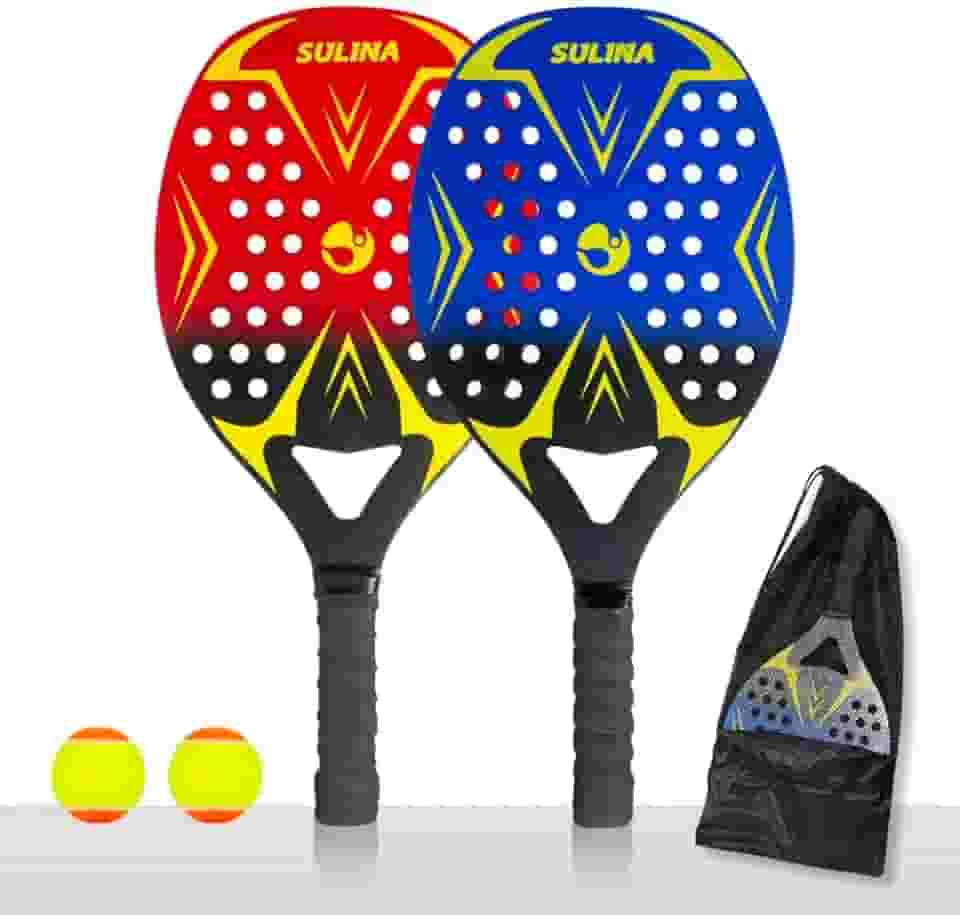 Kit 2 Raquete de Beach Tennis XPlay com Capa e 2 Bolas