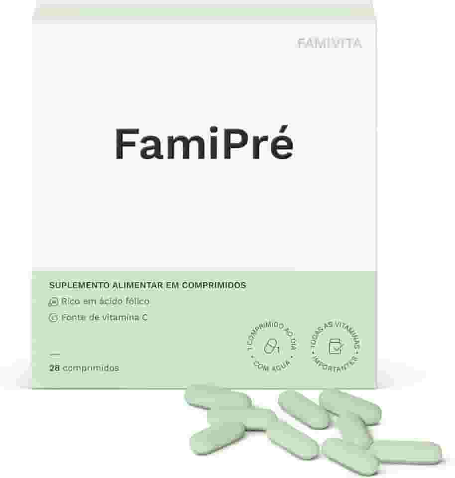 FamiPré - Com ácido fólico como metilfolato e outras vitaminas para mulheres na pré-concepção (04 Semanas)