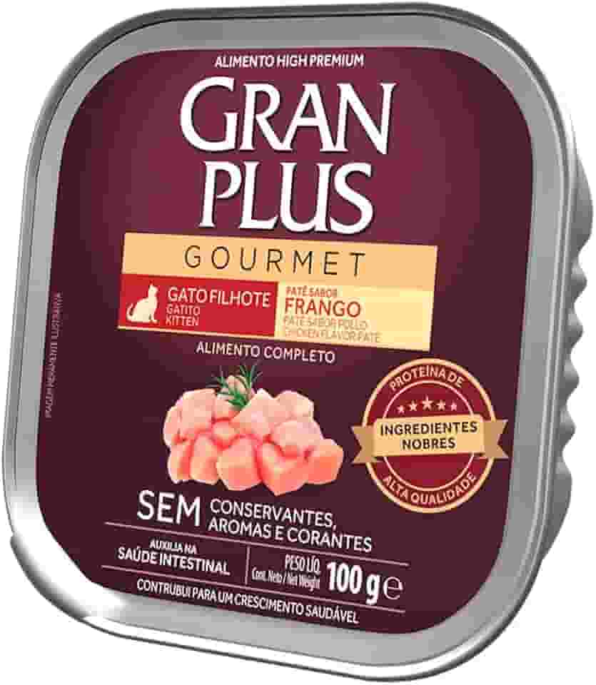 Granplus Gourmet Pate Gatos Filhotes Sabor Carne 100g