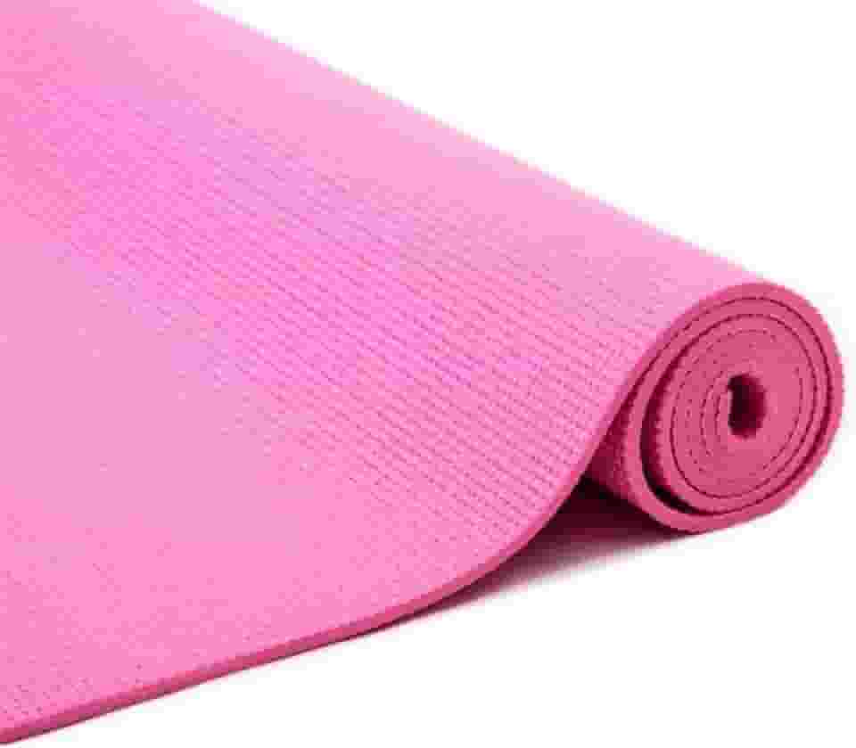 Tapete de yoga ecológico material TPE antiderrapante duas cores 6mm com sacola