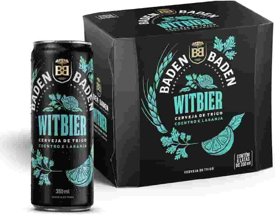 Baden Baden Cerveja Witbier, Pack 6 Latas 350ml
