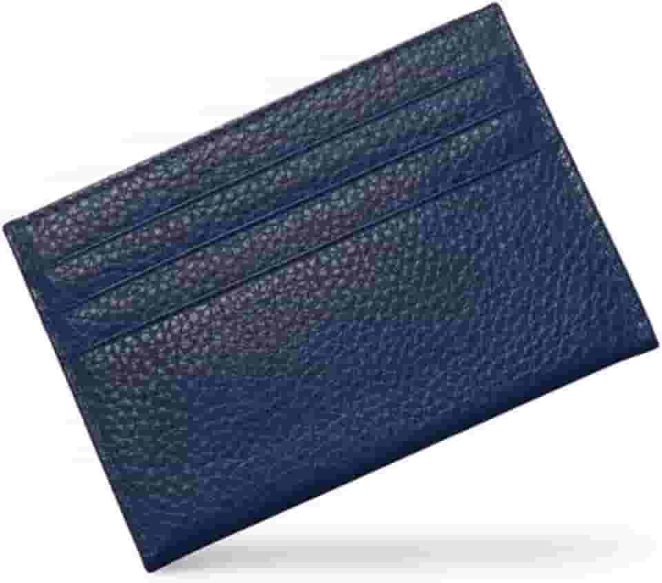 Porta-Cartões Slim Unissex – Carteira Minimalista em Couro Sintético, Compacta, Leve e Segura para Cartões, CNH e Dinheiro.