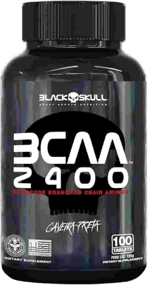 Bcaa 2400 - 100 Tabletes - Black Skull, Black Skull