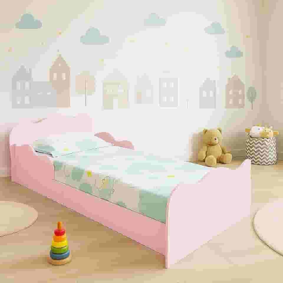 MINI CAMA MONTESSORIANA JUVENIL SONHAR 100% MDF - ROSA