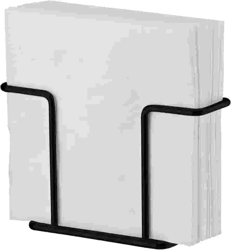 Porta guardanapos pequeno preto fosco - Linha Caffè - Future