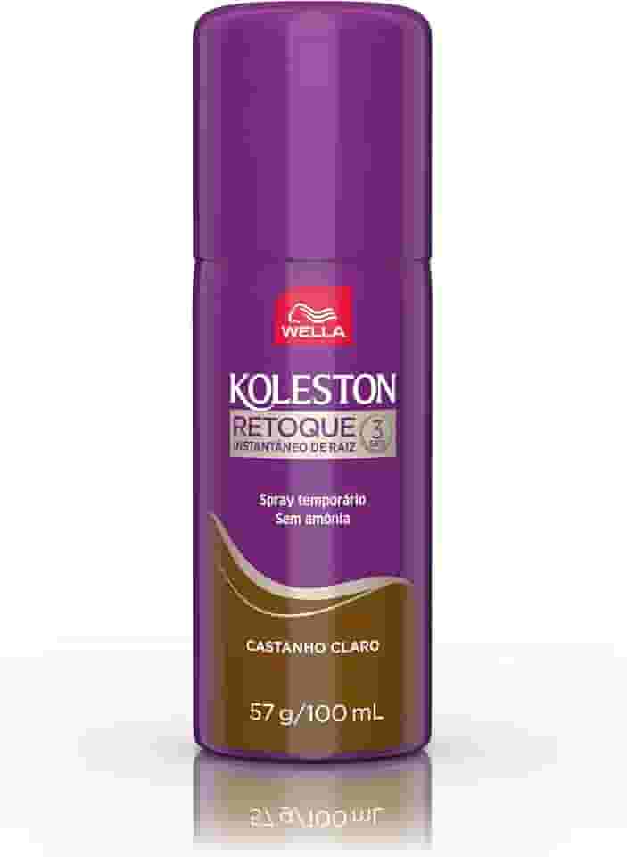 Retoque Raiz Capilar Koleston Instantâneo Castanho Claro 100ml