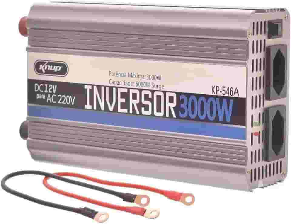 Inversor de Tensão Veicular 3000w 12v pra 220v - knup