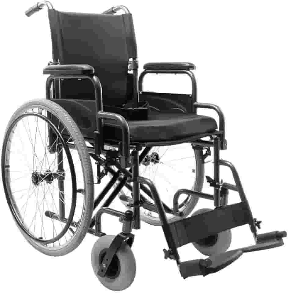 CADEIRA DE RODAS D400 AÇO -120KG - T44