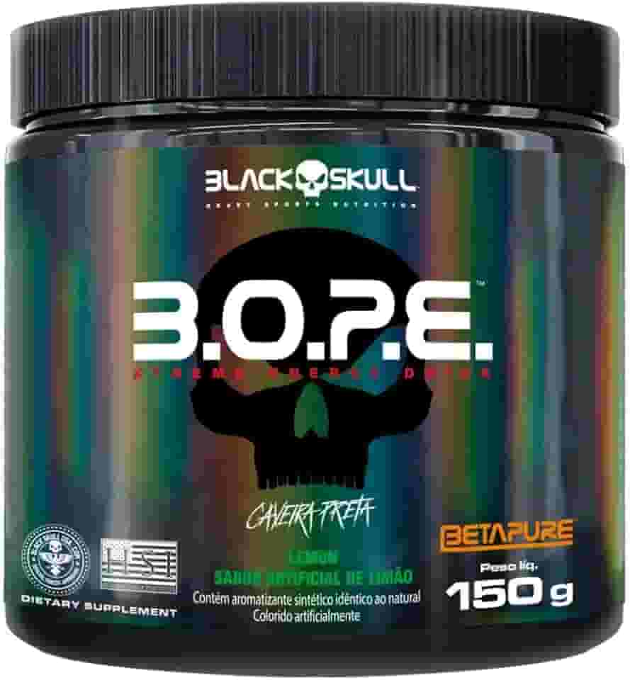 Pré Treino B.O.P.E 150g - Limão - Black Skull