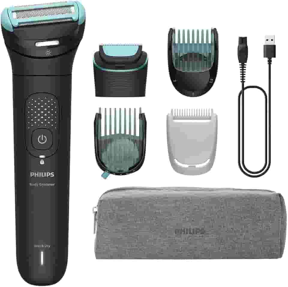 PHILIPS Aparador e raspador de pelos do corpo, à prova d’água, Bivolt, BG7470/15