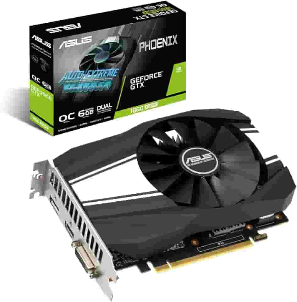 Placa de Vídeo ASUS - GeForce GTX 1660, Super OC Edition Phoenix, 6GB GDDR6