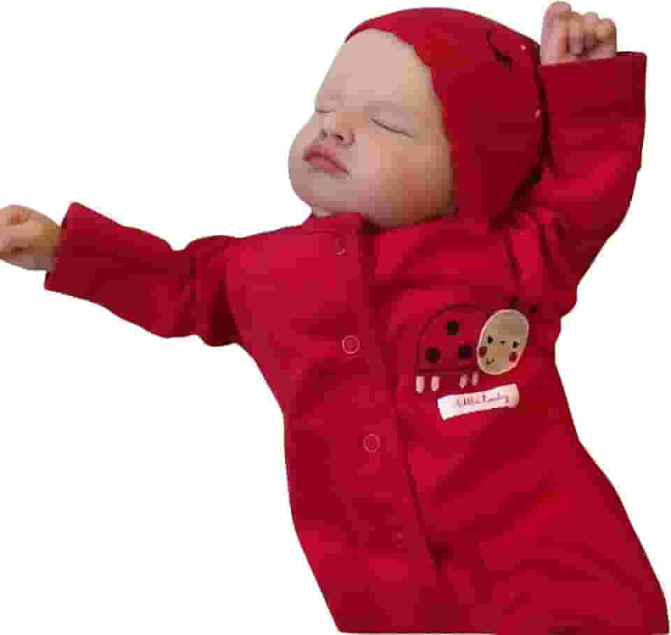 Boneca Bebê Reborn Rosali Realista em Vinil Siliconado com Roupinhas Variadas e Acessórios 46 cm Pode Dar Banho