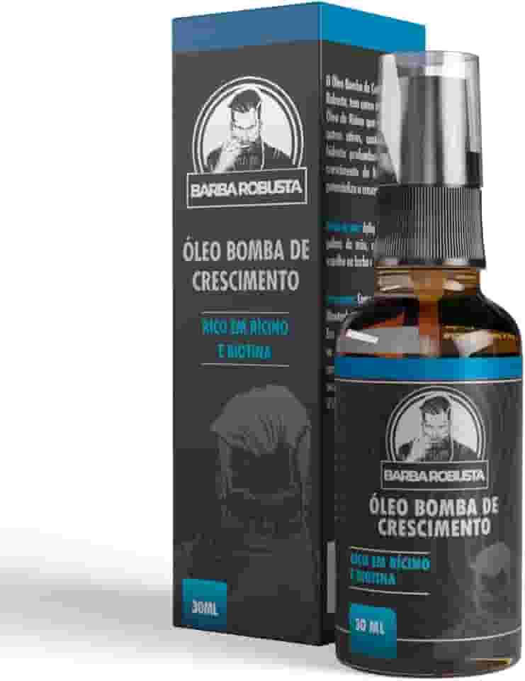 Barba Robusta Oleo Para Barba Tira Frizz Modela Barba Robusta Hidrata e Estimula o Crescimento da Barba