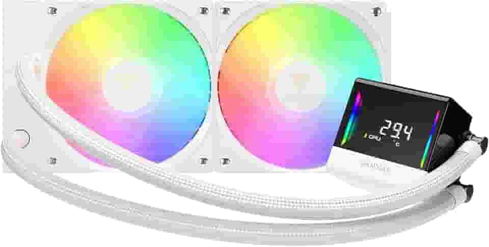 Water Cooler 240mm Gamdias Chione E4-240 WH Branco ARGB