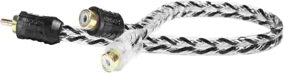 Cabo RCA Y Taramps 1M2F Cabo RCA Injetado Blindado Som Automotivo