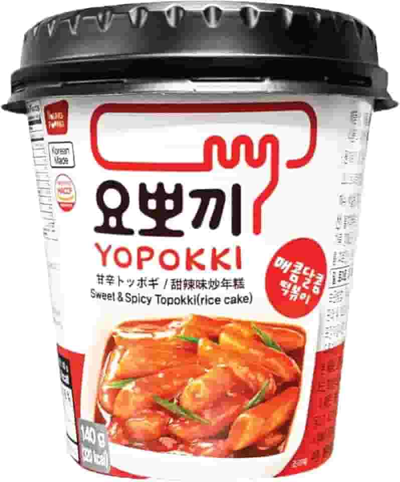 Bolinho de Arroz Yopokki Coreano Sabor Picante 100G Young