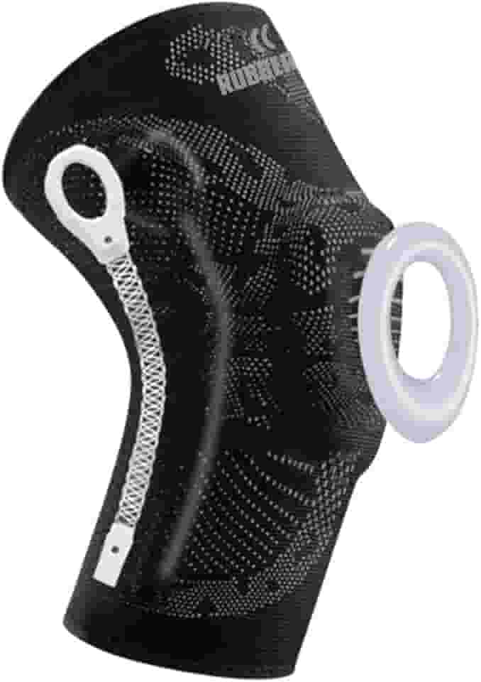 Joelheira de Compressão Profissional Snake para proteção e recuperação do joelho Premium Rubber Fit (GG)