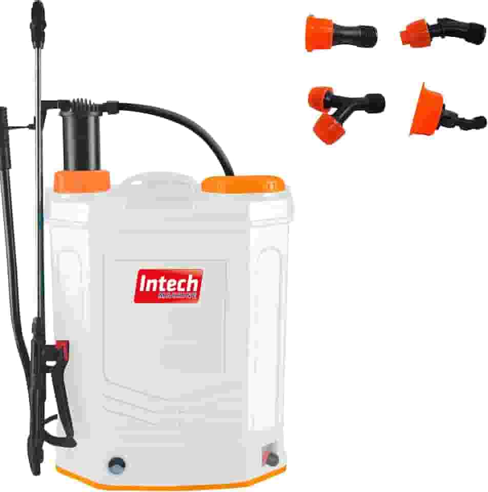Pulverizador 20l Costal Bateria Elétrico e Manual GPM2000 Intech Machine, Laranja