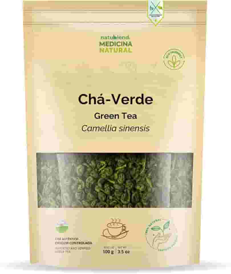 Chá Verde, Autêntico e Importado, Origem Controlada, Medicina Natural, 100g