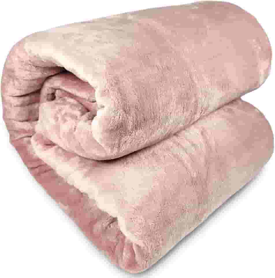 Cobertor Queen Corttex Lumini Super Soft Alta Gramatura 300g Manta Microfibra Poliéster Toque Seda - Coberta Colcha (Rosa Rosé)