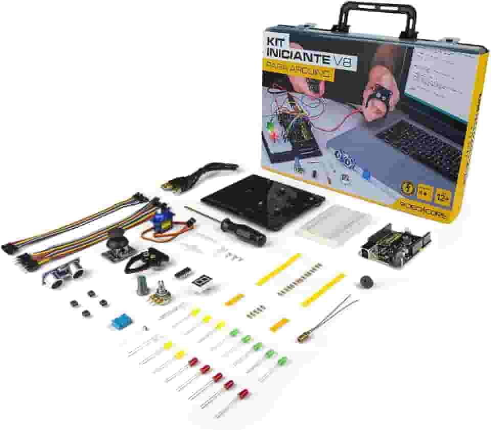 Kit Iniciante V8 para Arduino com BlackBoard UNO R3