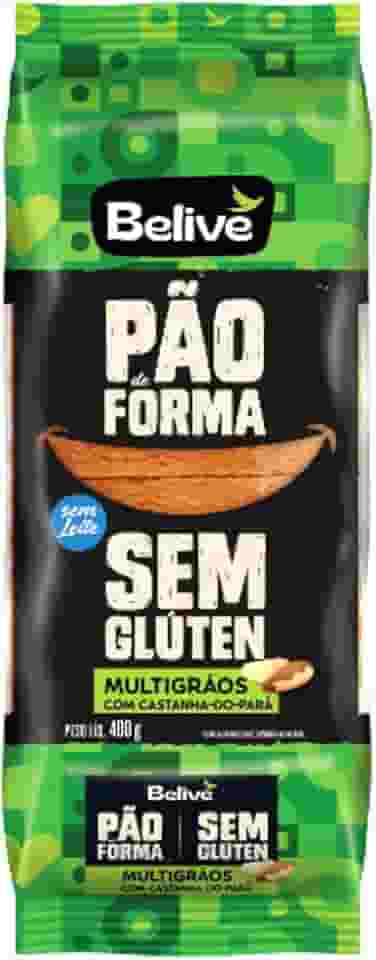 Pão de Forma BELIVE Multigrãos Sem Glúten 400g