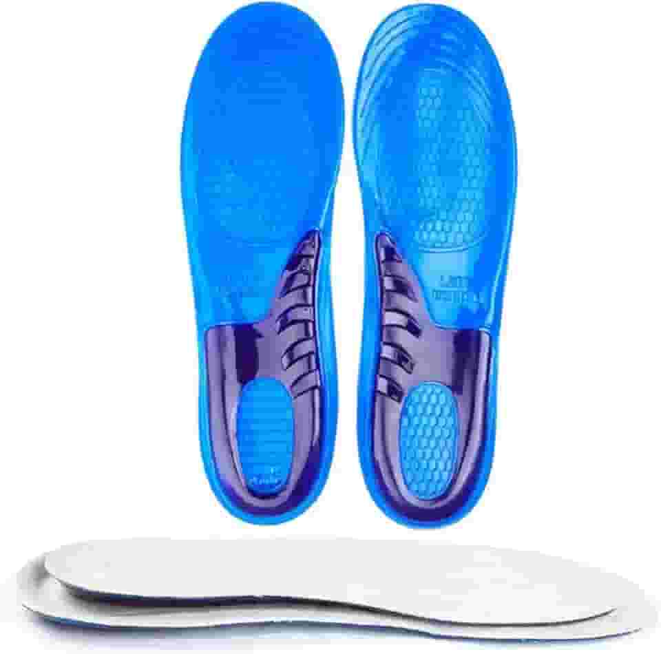 Palmilha Ortopédica Anatomica Silicone Gel Alívio De Dor Calcanhar, Esporão, Fascite Tamanho Unico Ajustável Homens e Mulheres (36 a 41)