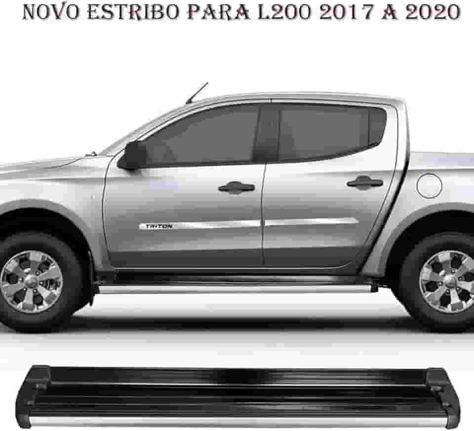 ESTRIBO MODELO ORIGINAL PRETO PARA A L200 2017 a 2020