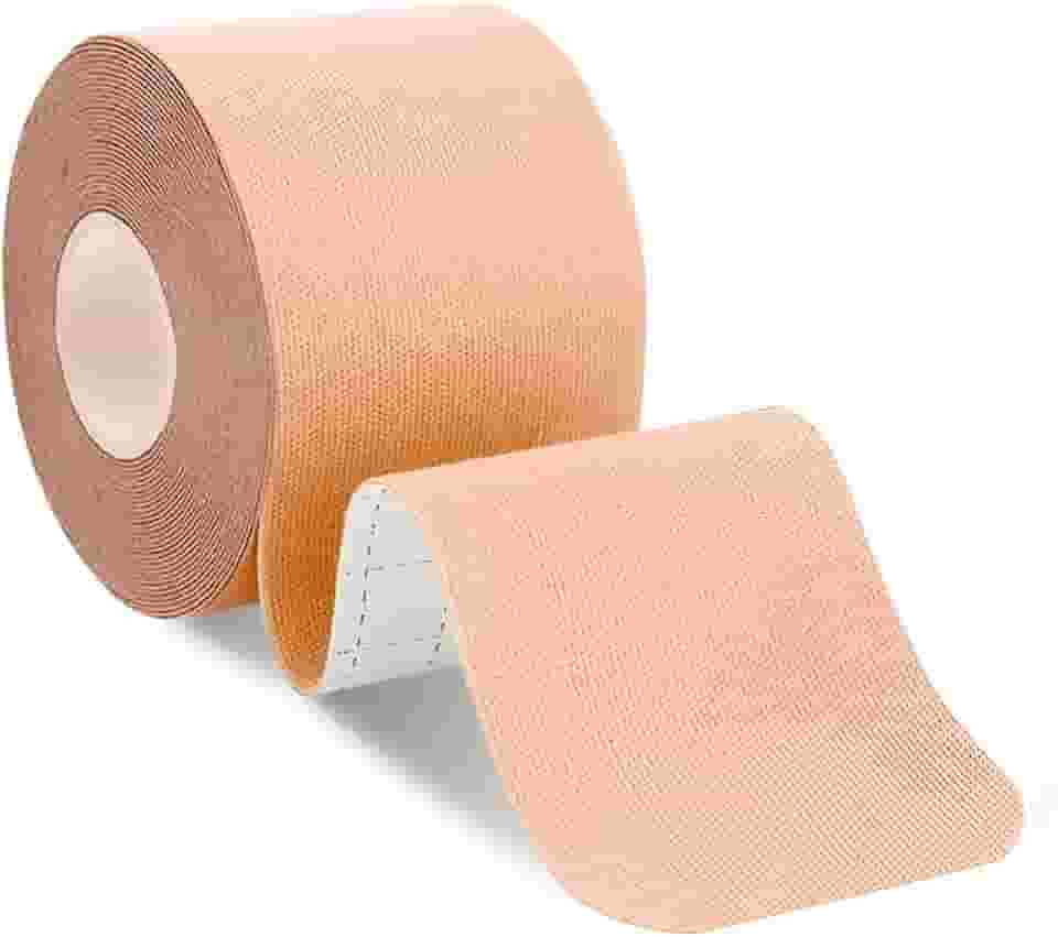 Kinésio Fita Bandagem Elástica Tape Adesiva Fisioterapia Recuperação Muscular Rolo 5 Metros Auxília em Lesões e Dores de Atividades Físicas Premium