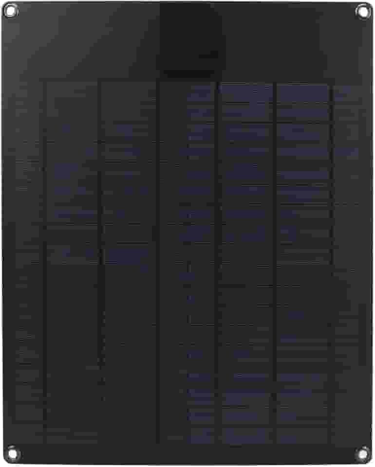 Painel Solar, Kit de Painel Solar 20W 5V 12V Painel Solar de Saída Dupla Painel Gerador de Energia Monocristalino Bateria R Kit Painéis Solares Com Quatro Ventosas para Trailer