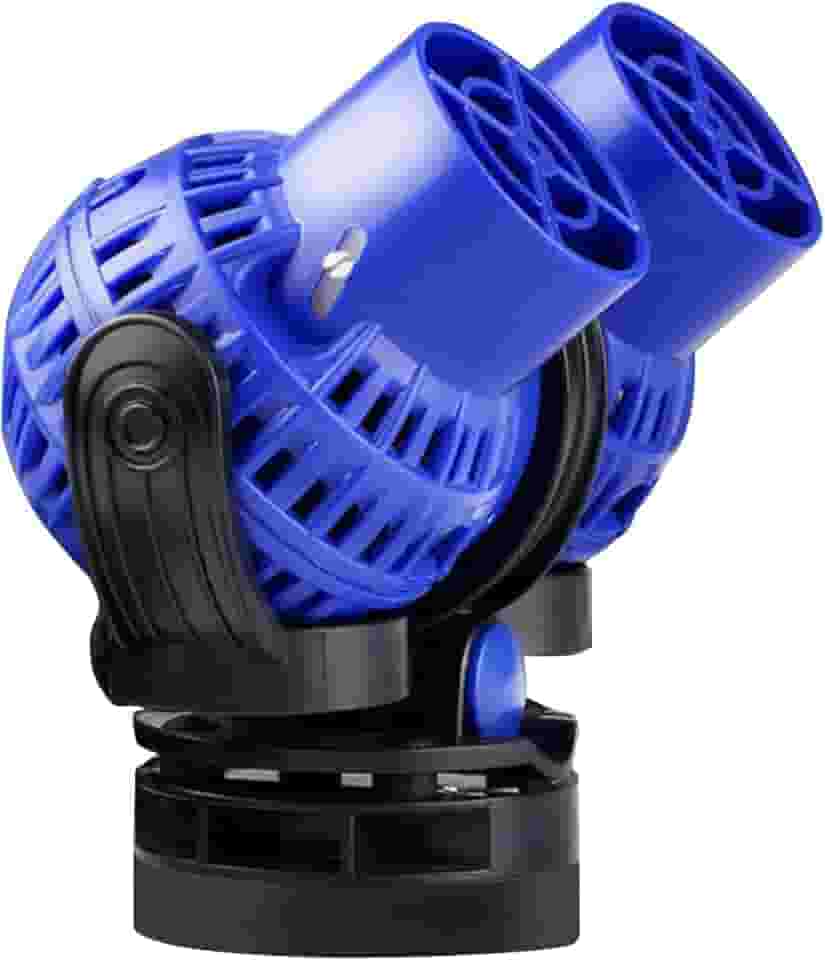 Bomba Dupla de Circulação para Aquário Cabeça de Potência com Montagem Magnética Suction 8000L/H para Aquário de água Doce e Salgada, Ajustável a 360 (110V)