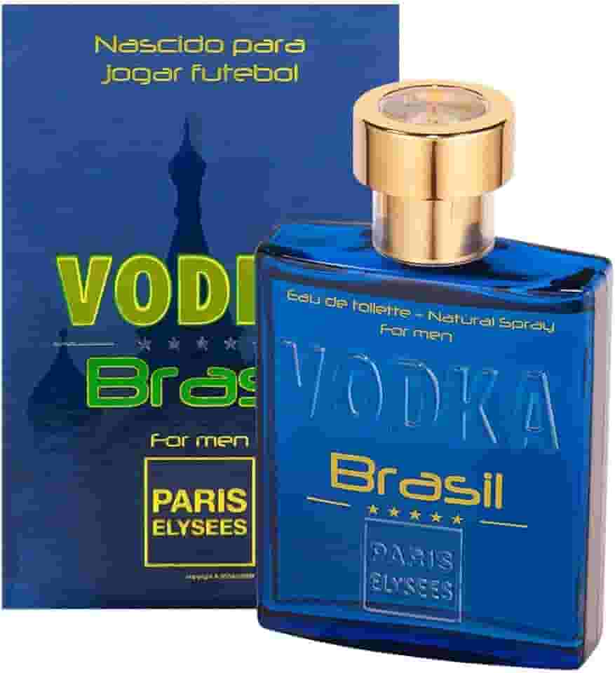 Vodka Brasil Azul De Paris Elysees Eau De Toilette Masculino 100 ml