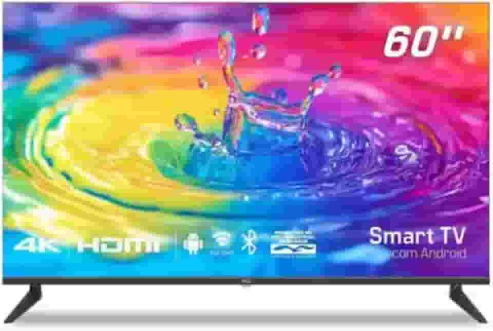 Smart TV HQ 60" 4K tela sem bordas design Slim HQS60NKHM