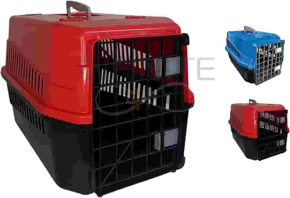 Caixa de Transporte para Cães MecPet n.5 - Vermelha