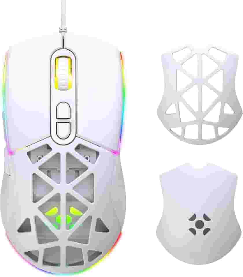 Mouse Gamer Com Fio Striker Branco Fortrek