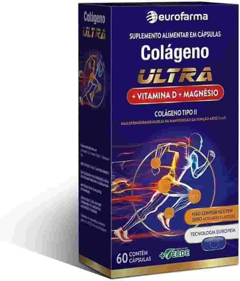 COLÁGENO ULTRA + MAGNÉSIO + VITAMINA D 60 CÁPSULAS