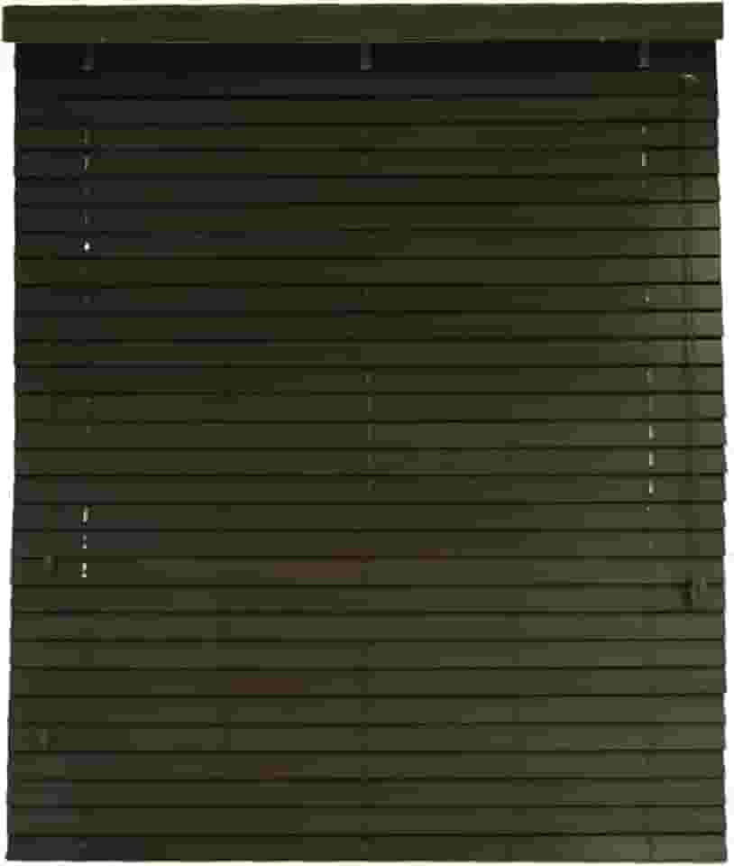 Persiana Horizontal Bambu 50mm Tabaco 140 (L) X 140 (A) cm Marrom 1,40 x 1,40 m Cortina Madeira Luxo