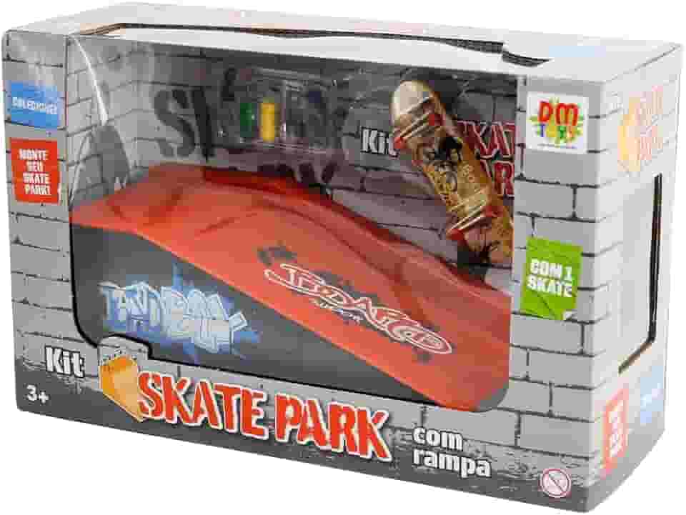 Mini Skate de Dedo Park com Rampa DM Toys
