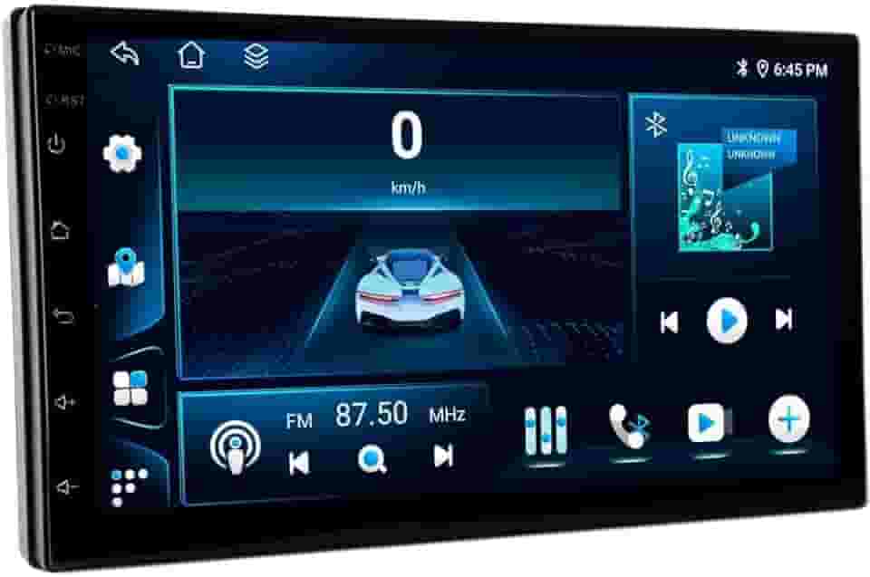 Central Multimidia 7pol Octa-Core 4GB 64GB Android 13 Carplay Android Auto