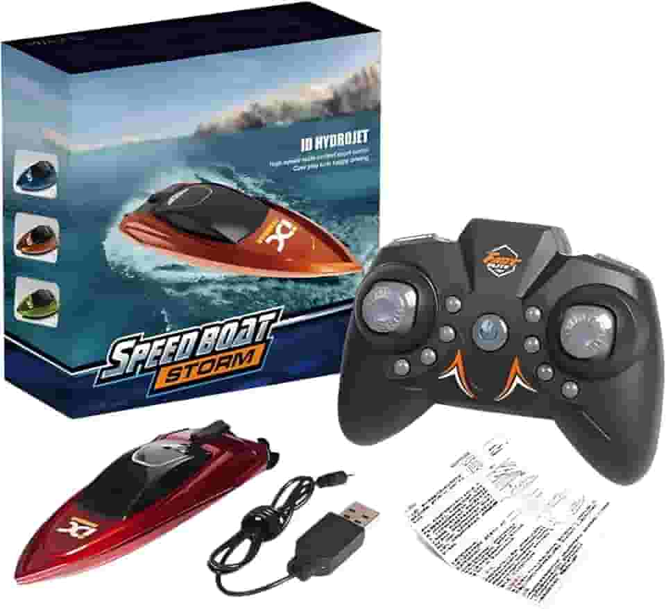 Mini Barco Lancha Controle Remoto 2.4Ghz Piscina Lago