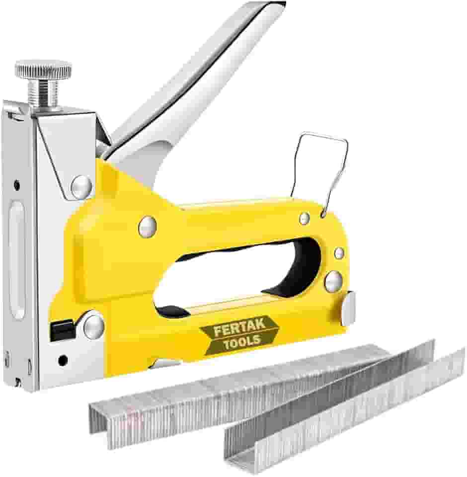 Grampeador Pinador Manual Profissional 3 em 1 Pressão Grampos T-U-Reto 4-14mm | Fertak