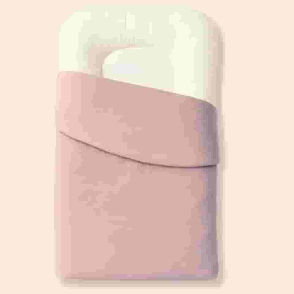 Ninho Casulinho + Capa Extra Algodão Brubrelel Baby (1 Ninho Casulinho + 1 Capa Extra Rosê)