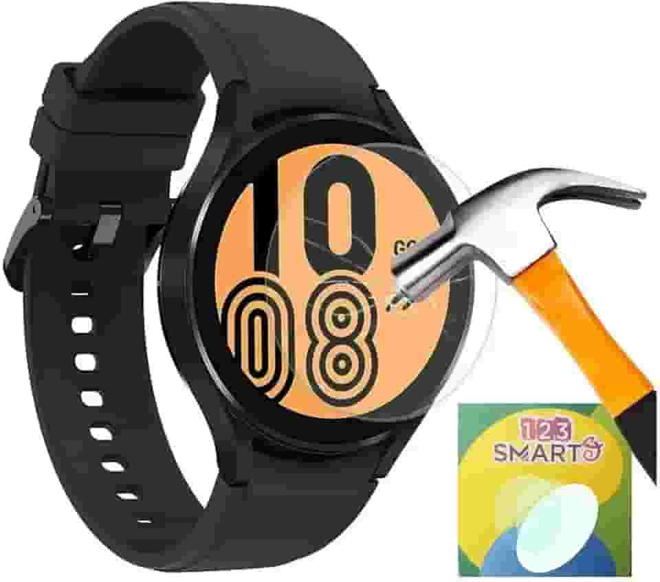 2x Películas de Vidro marca 123smart para Galaxy Watch 5 Watch5 44mm / Watch4 Watch 4 44MM / Watch 6 Watch6 44mm Watch 7 44mm