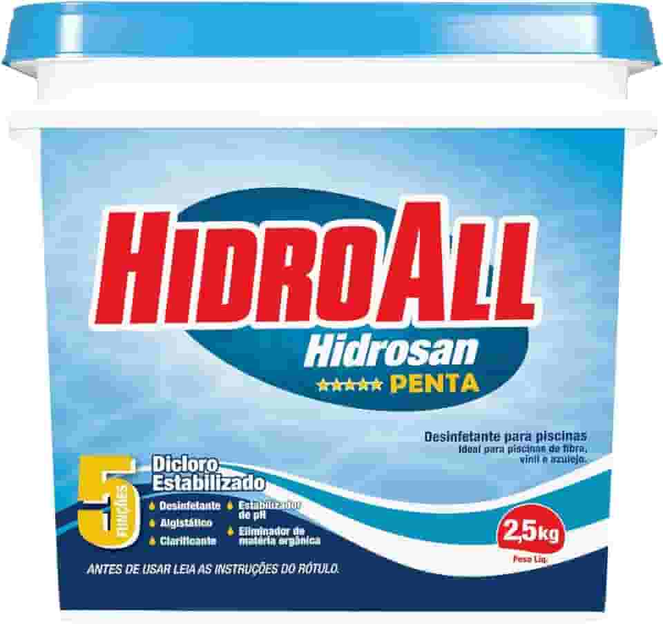 HidroAll Balde cloro granulado Hidrosan Penta 2,5 kg