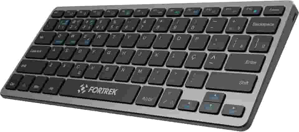 Teclado Office Fortrek KB11 Compact Bluetooth Preto