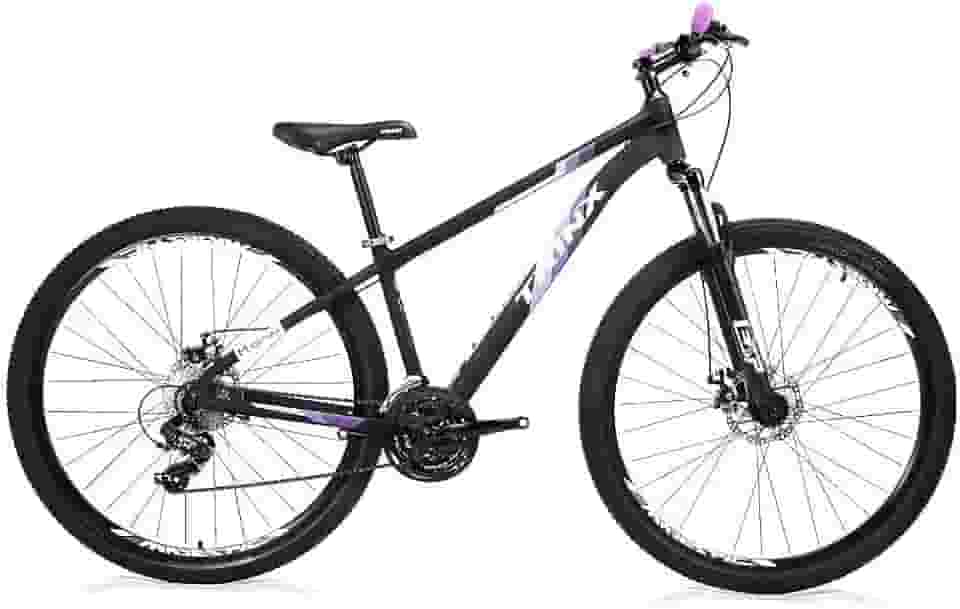 Bicicleta Mountain Bike Aro 17 Roxa,Resistente, Confortável e Ideal para Uso Urbano e Trilhas Leves
